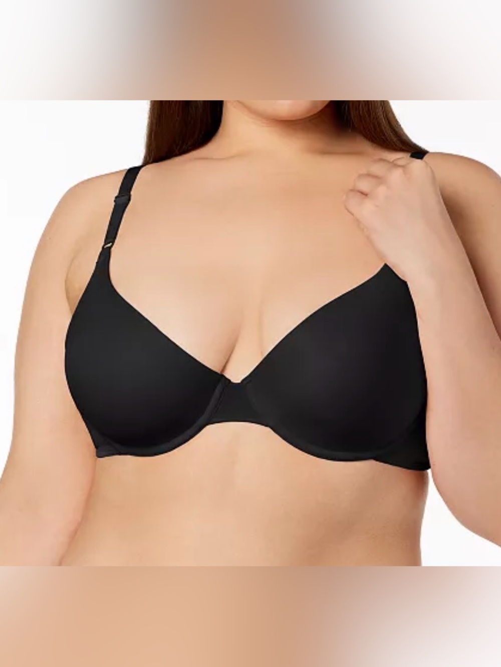 Maidenform Black Molded Underwire Bra with convertible straps